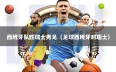 西班牙队胜瑞士男足（足球西班牙对瑞士）