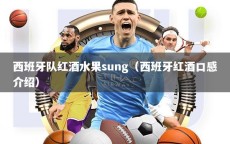西班牙队红酒水果sung（西班牙红酒口感介绍）